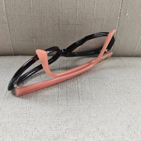Kate Spade Women Eyeglasses Angelique Dark Havana/Pink Cat Eye Frame only - Picture 9 of 16